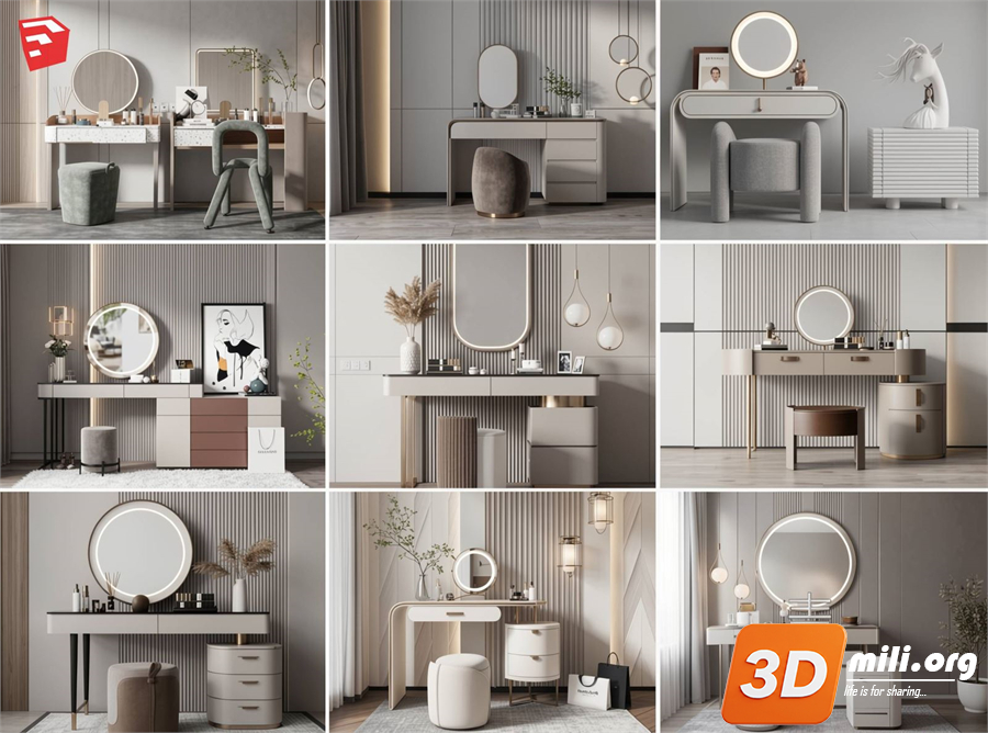 Dressing Table Skp Files 